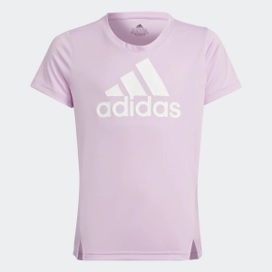 adidas Girls Designed to Move Big Logo Kids Tee