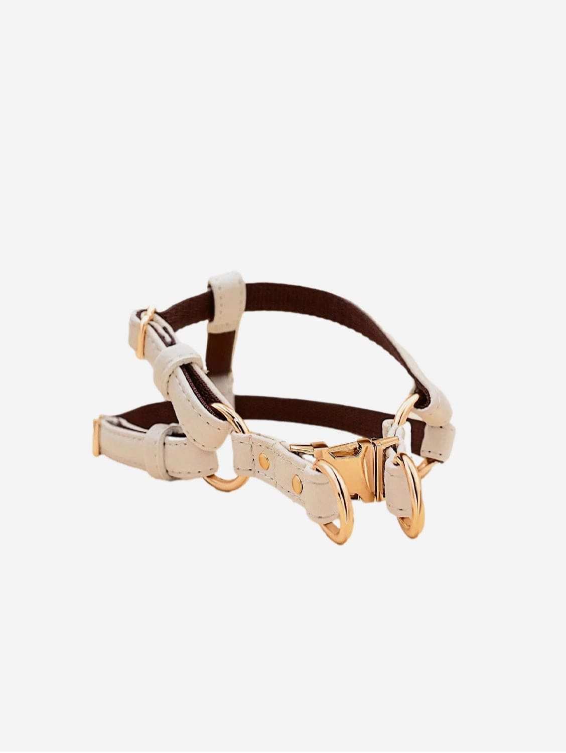 Anatomically Correct Piñatex® Vegan Leather Dog Harness | Royal Beige