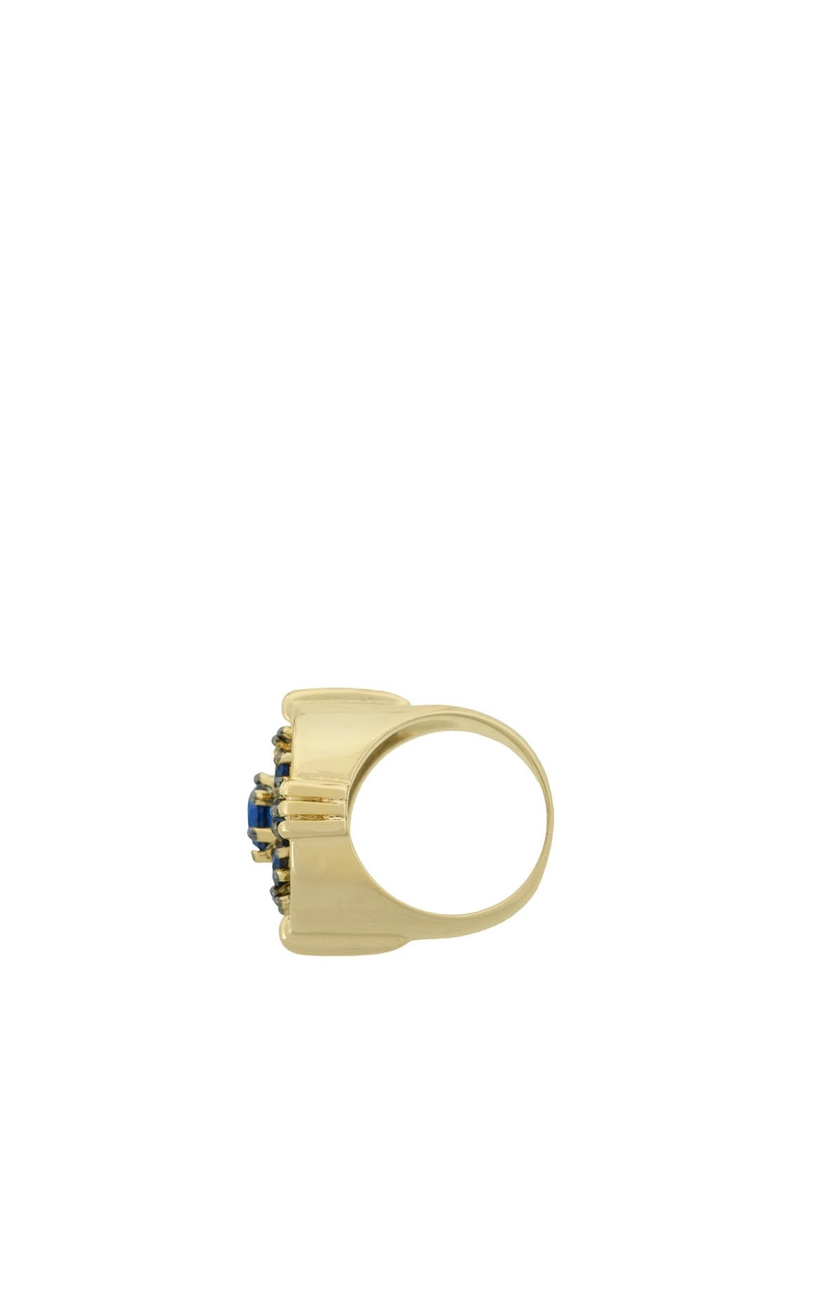 Anillo Flor De Cera Zafiro