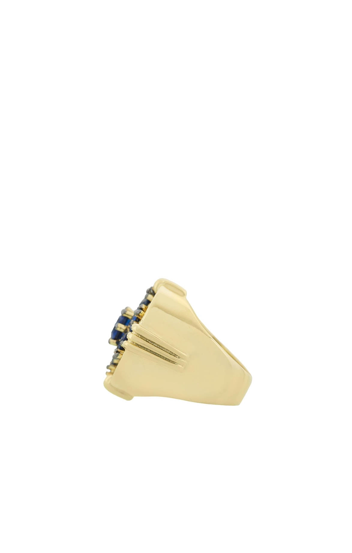 Anillo Flor De Cera Zafiro