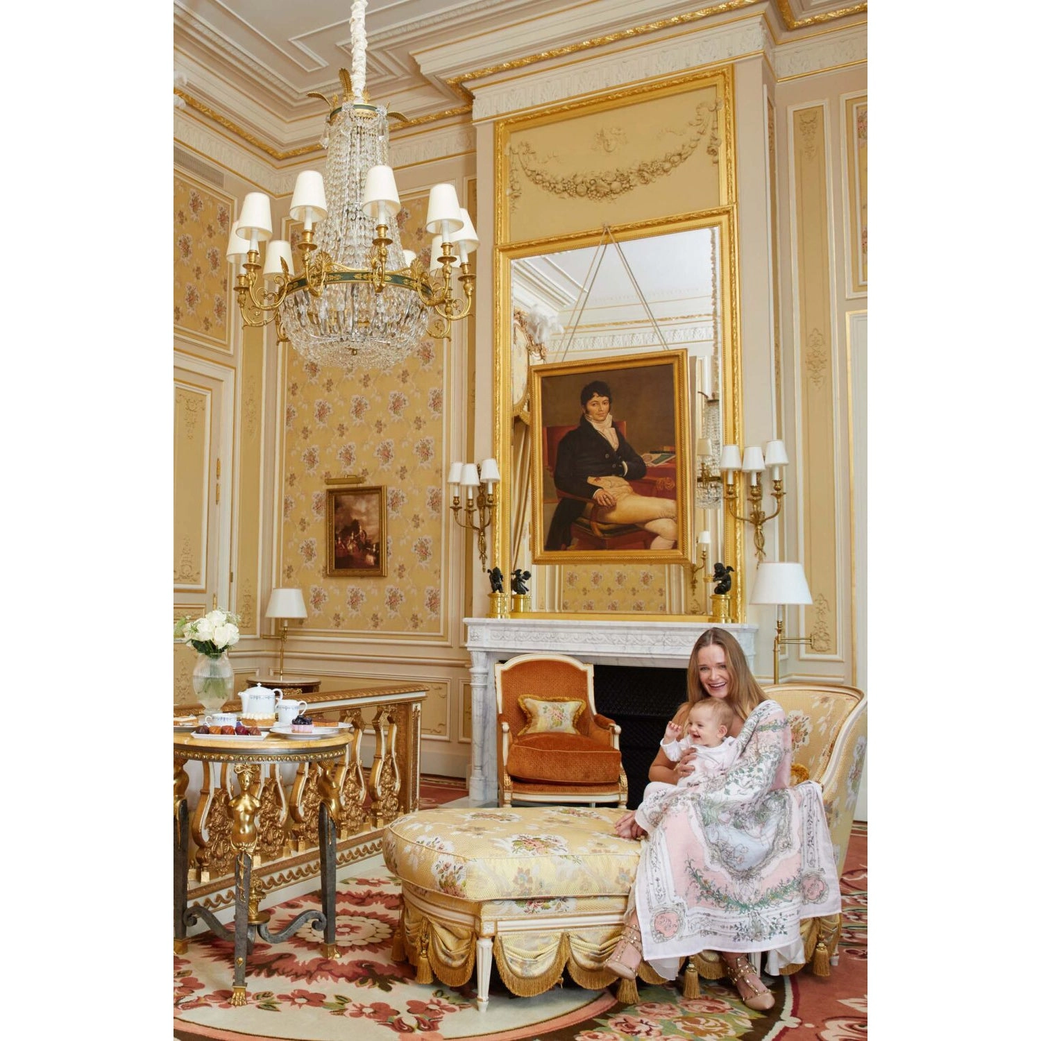 Atelier Choux Muslin Tapestry Pink On Pink