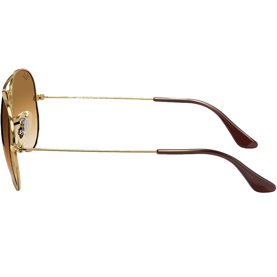 Aviator Polished Gold/Gradient Brown