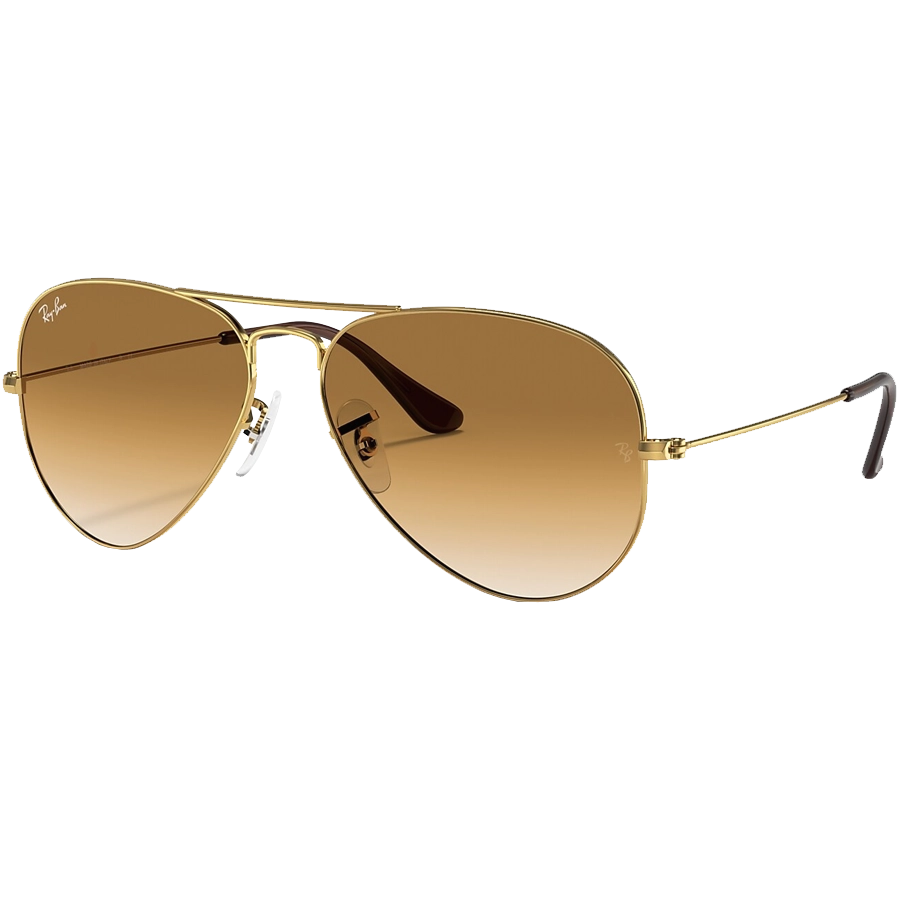 Aviator Polished Gold/Gradient Brown