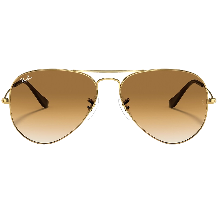 Aviator Polished Gold/Gradient Brown
