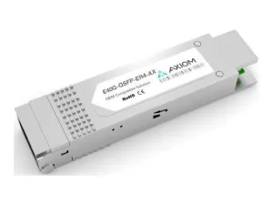 Axiom - QSFP  transceiver module (equivalent to: Ruckus E40G-QSFP-ER4) - 40GbE - 40GBase-ER4 - QSFP  - up to 24.9 miles - 1330 E40G-QSFP-ER4-AX