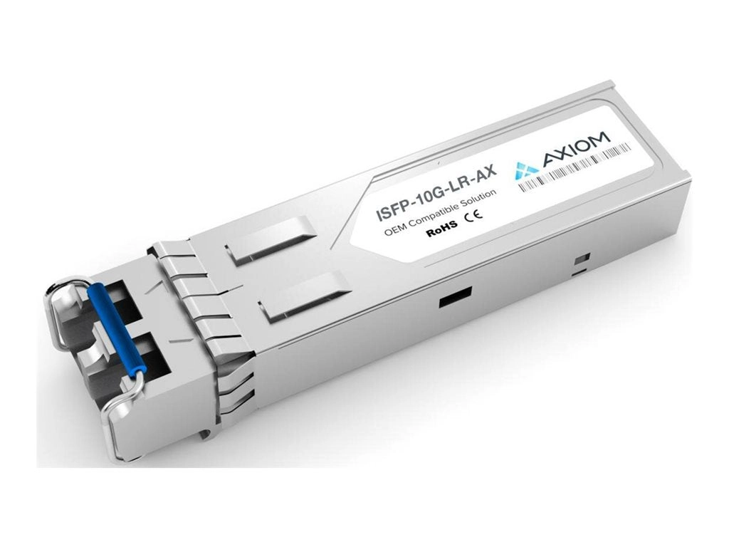 Axiom - SFP  transceiver module (equivalent to: Alcatel-Lucent iSFP-10G-LR) - 10GbE - 10GBase-LR - LC single-mode - up to 6.2 ISFP-10G-LR-AX