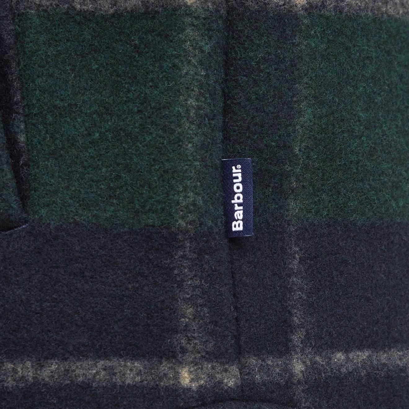 Barbour Chapter Tailored Check Overshirt Green Loch Tartan