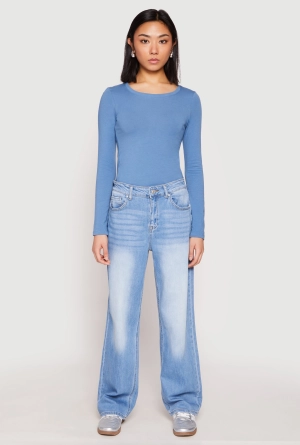 Basic Crew Neck Long Sleeve Tee