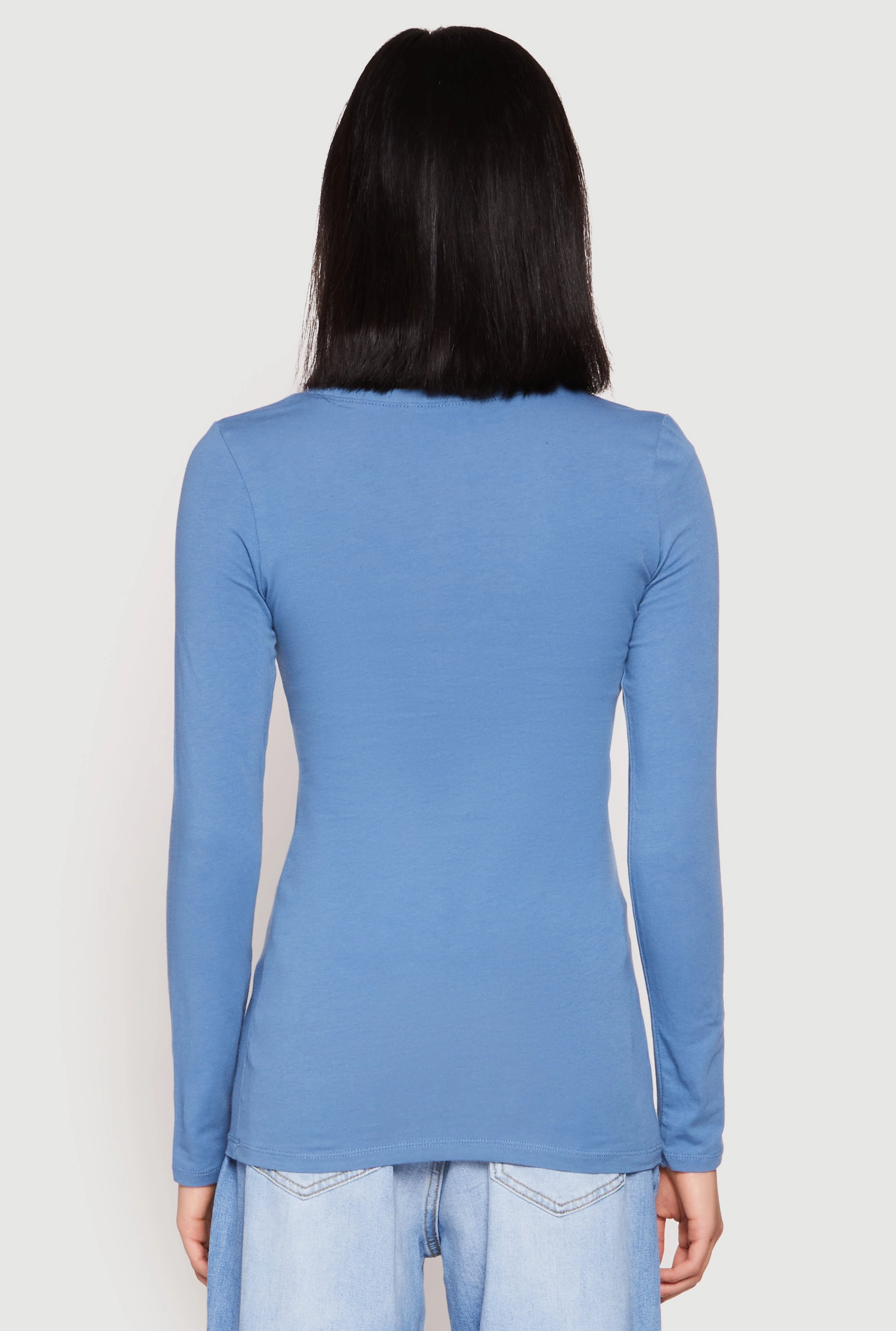 Basic Crew Neck Long Sleeve Tee