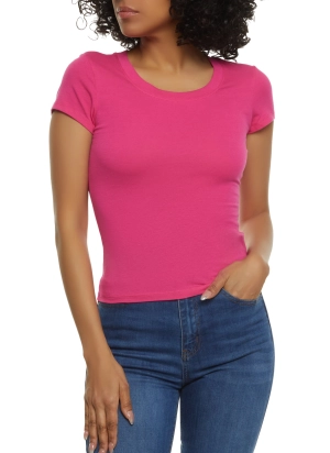 Basic Crew Neck T Shirt