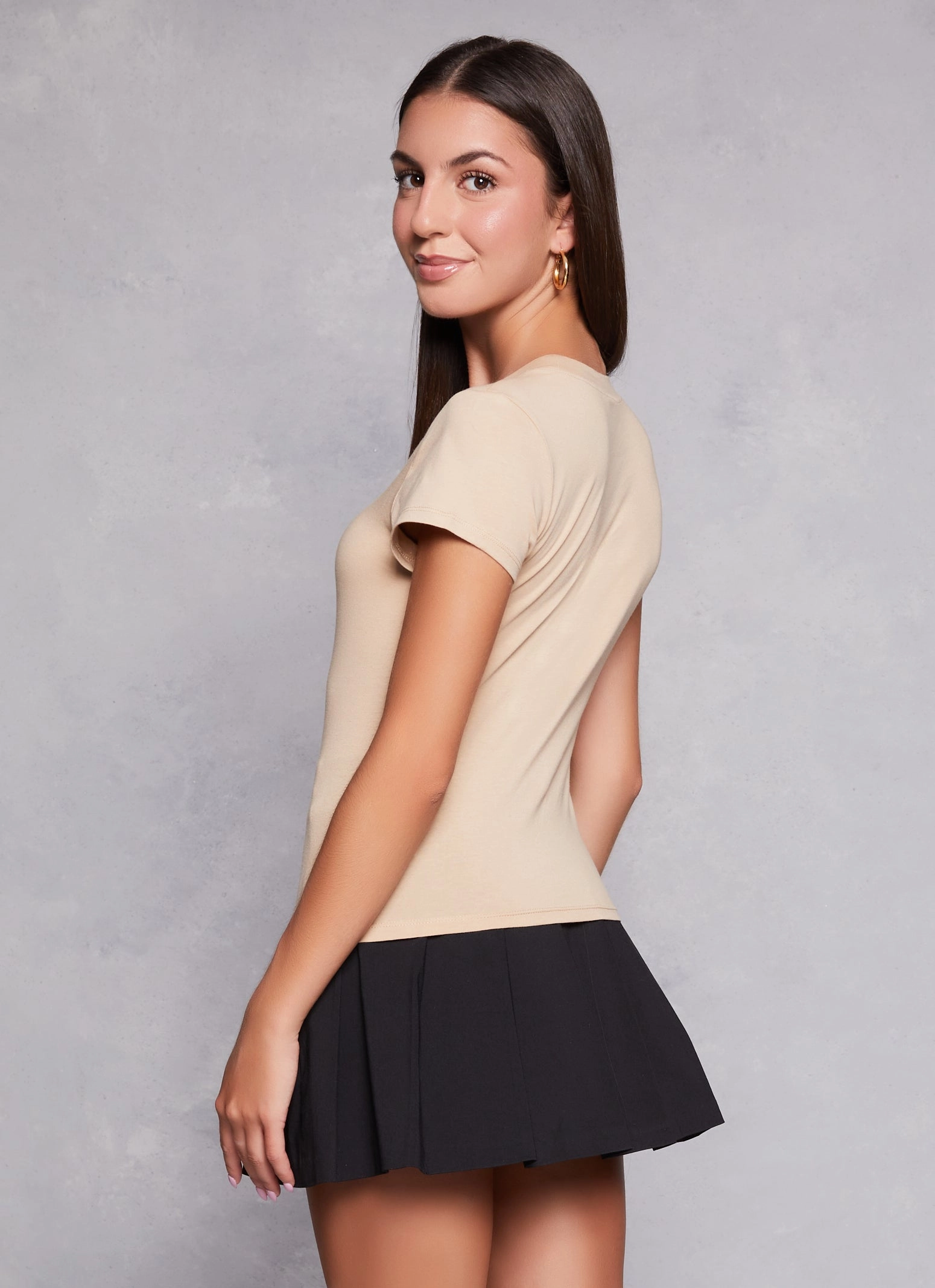 Basic Crew Neck T Shirt