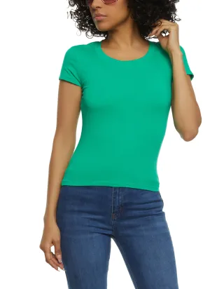 Basic Crew Neck T Shirt
