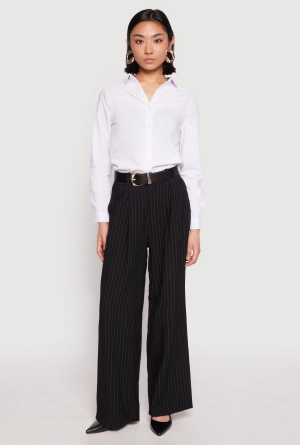 Basic Poplin Button Down Shirt