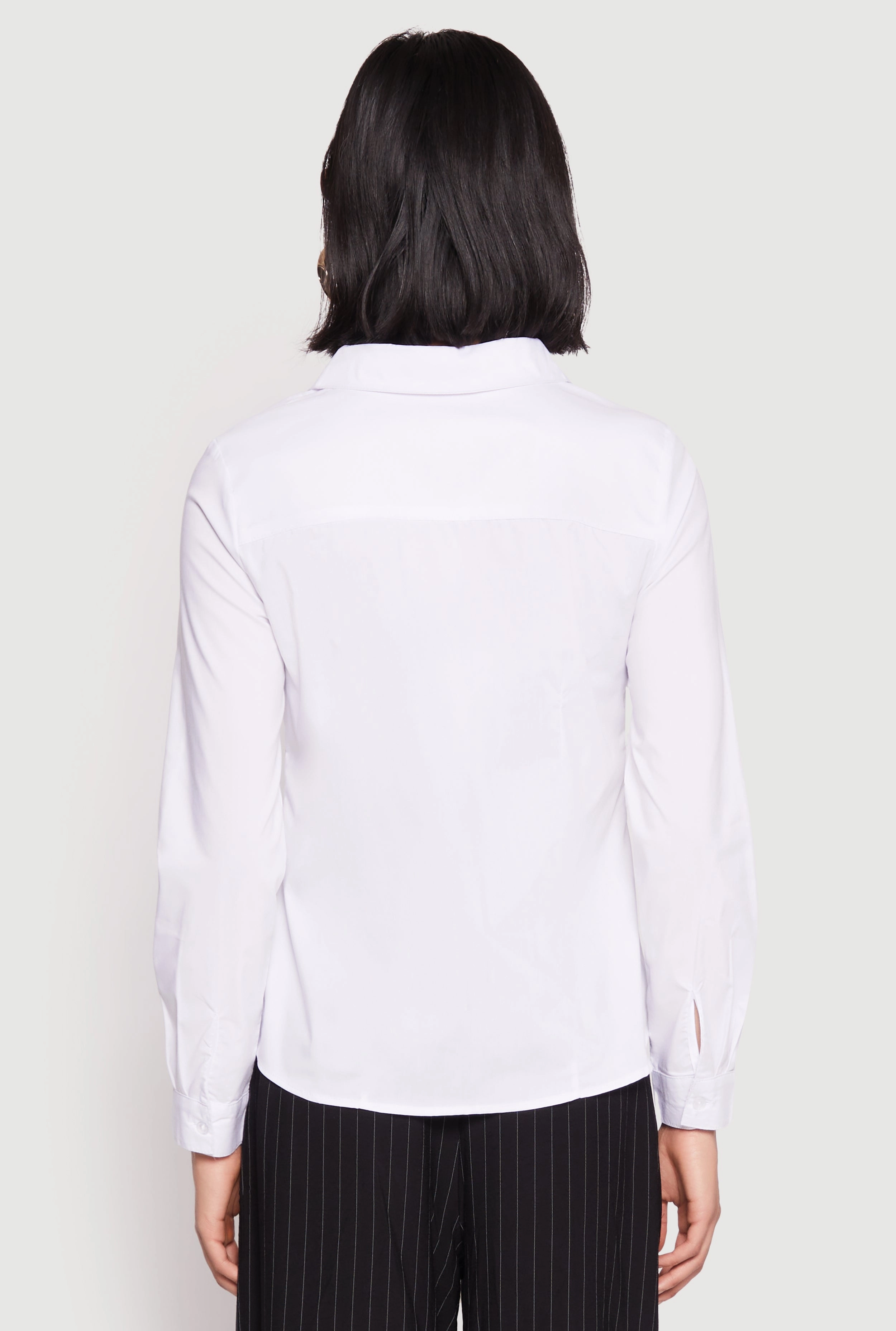 Basic Poplin Button Down Shirt