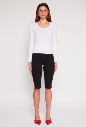 Basic Scoop Neck Long Sleeve Top