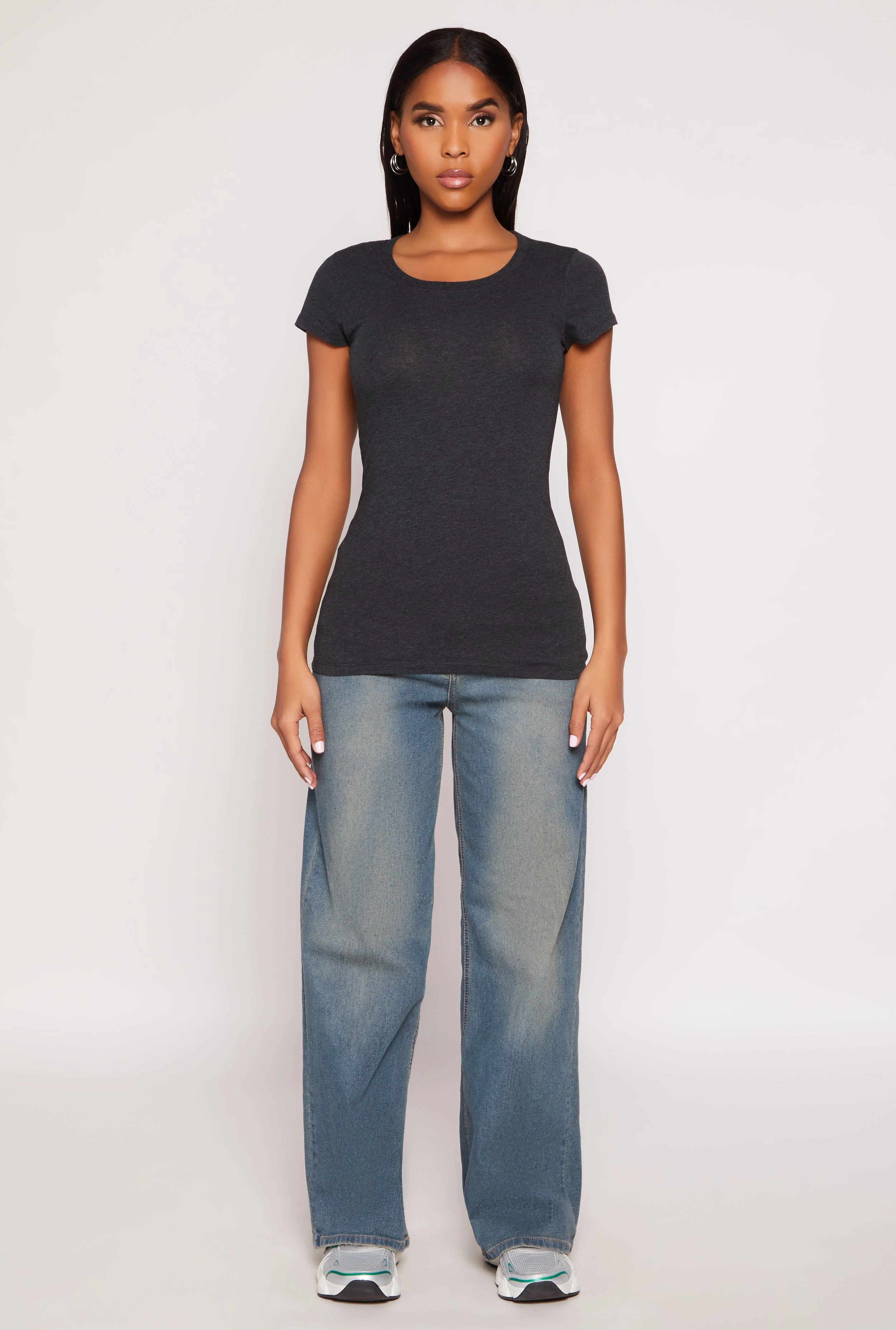 Basic Scoop Neck Tee