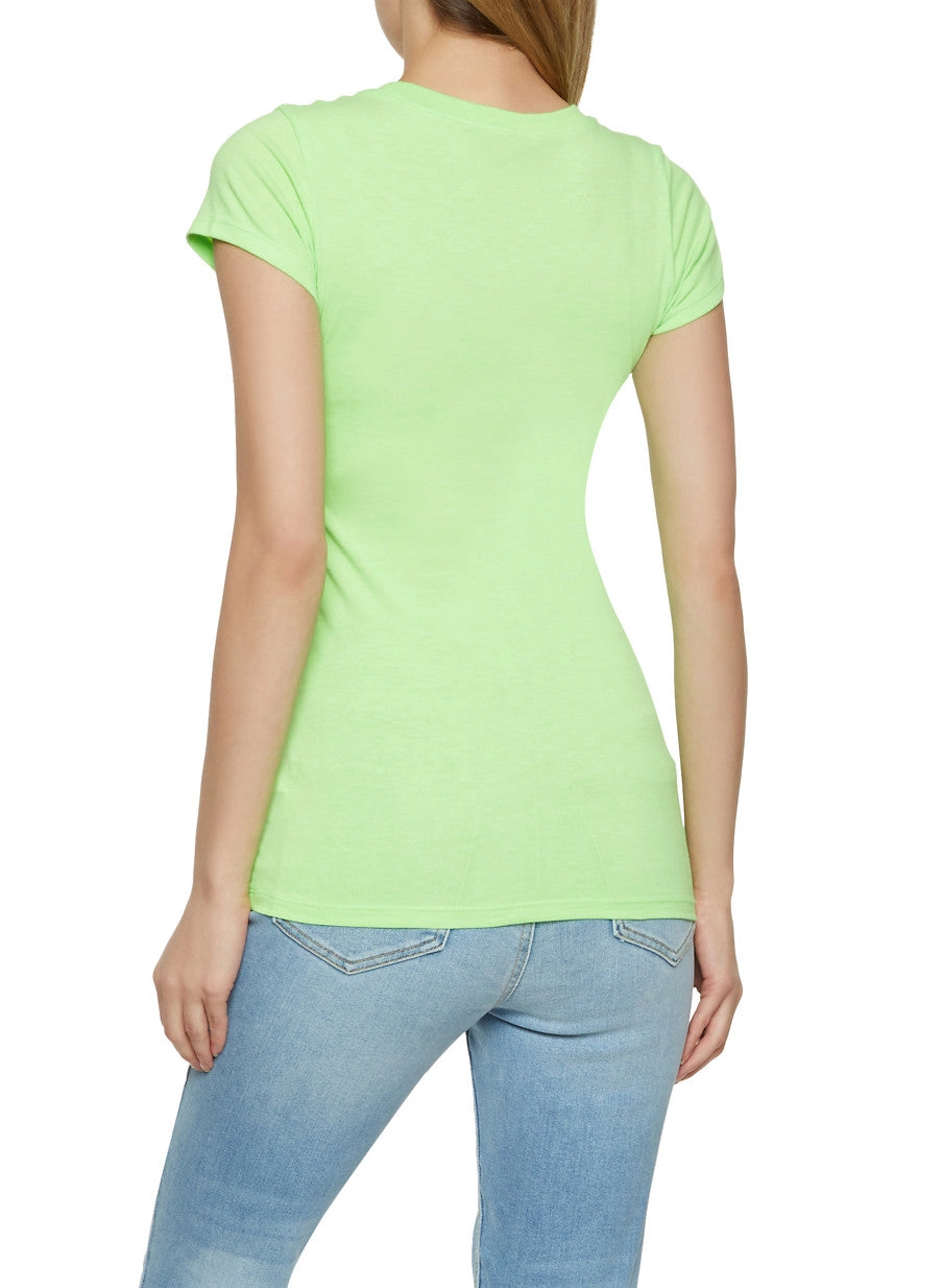 Basic Scoop Neck Tee