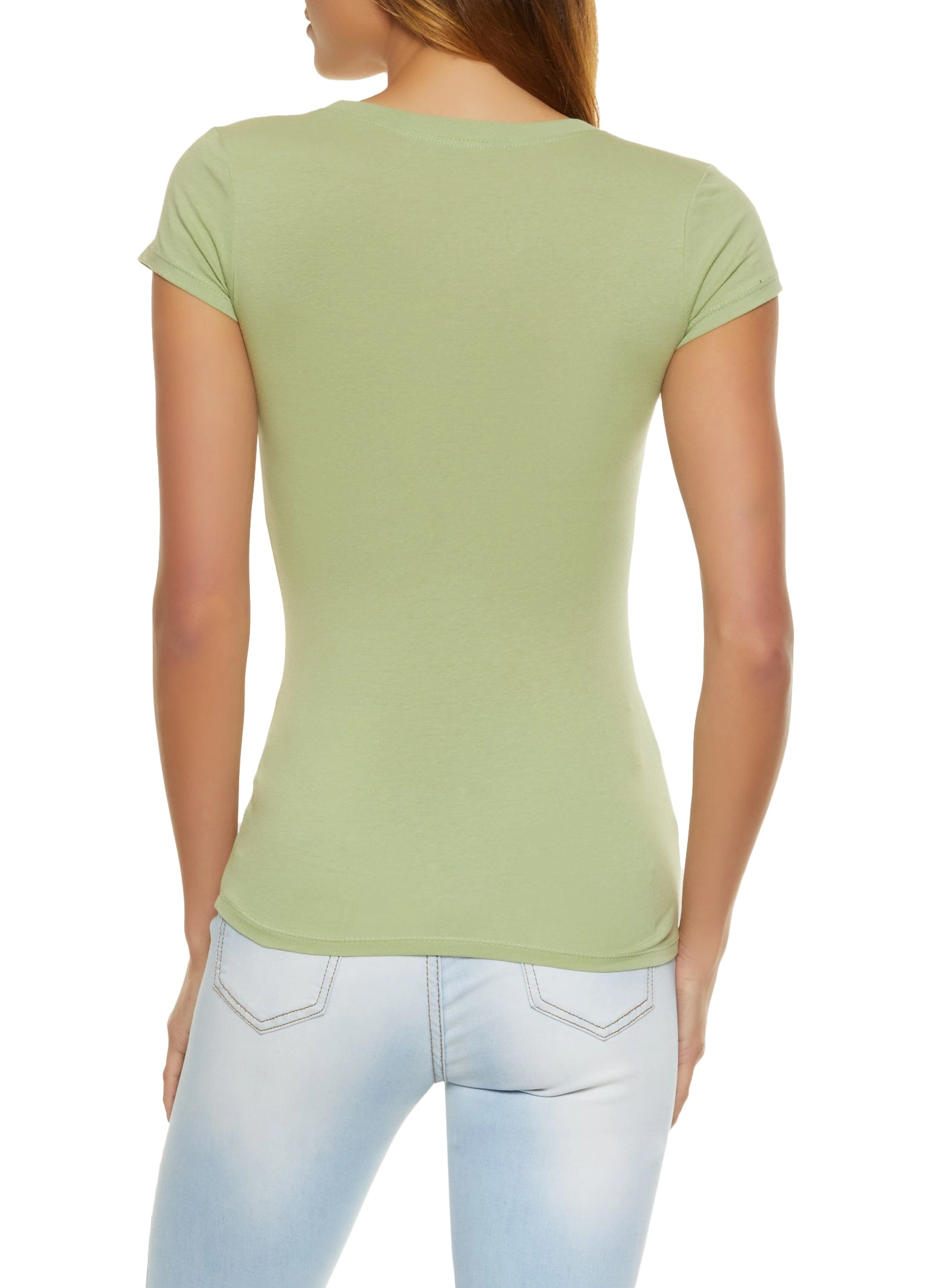 Basic Scoop Neck Tee