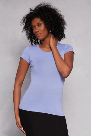 Basic Scoop Neck Tee