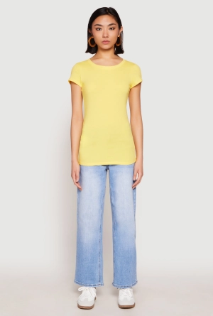 Basic Scoop Neck Tee