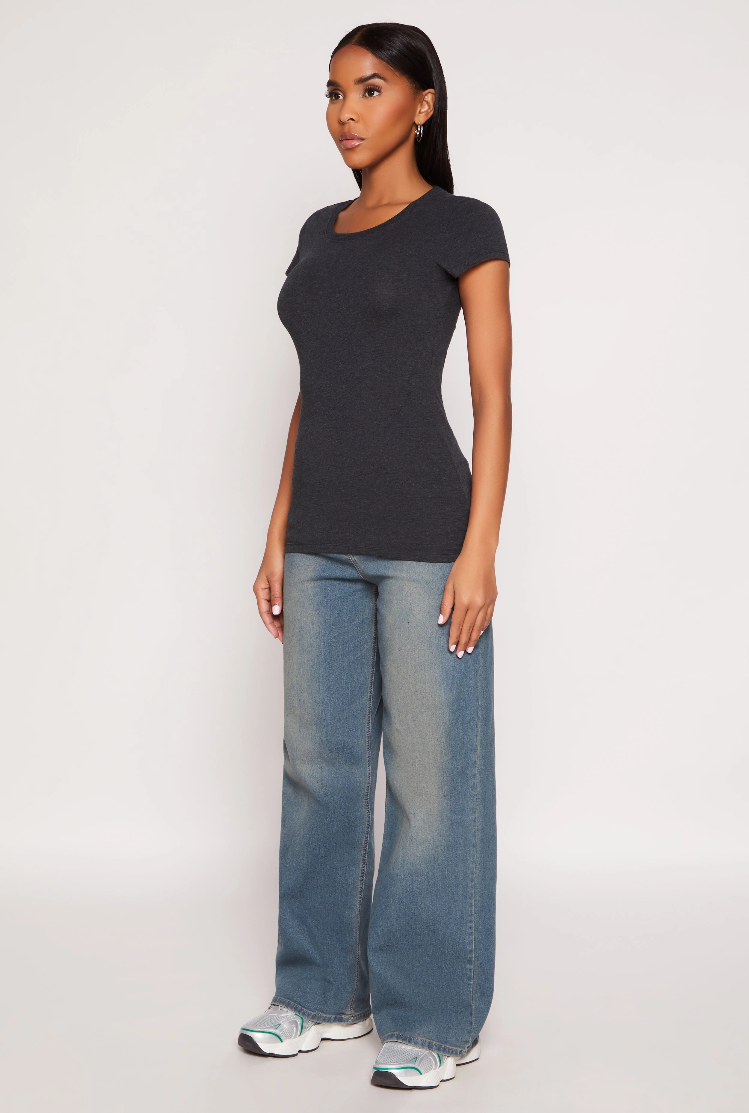 Basic Scoop Neck Tee