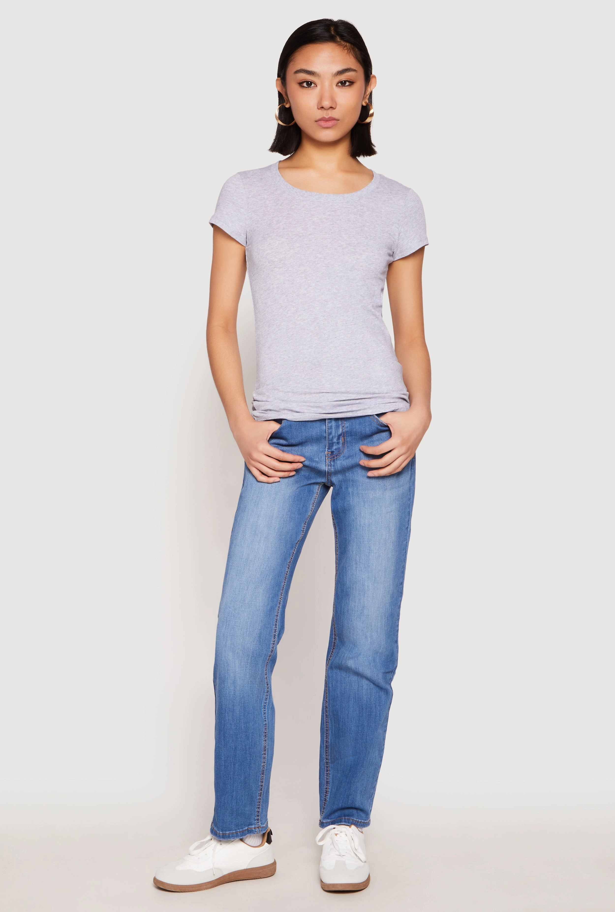 Basic Scoop Neck Tee
