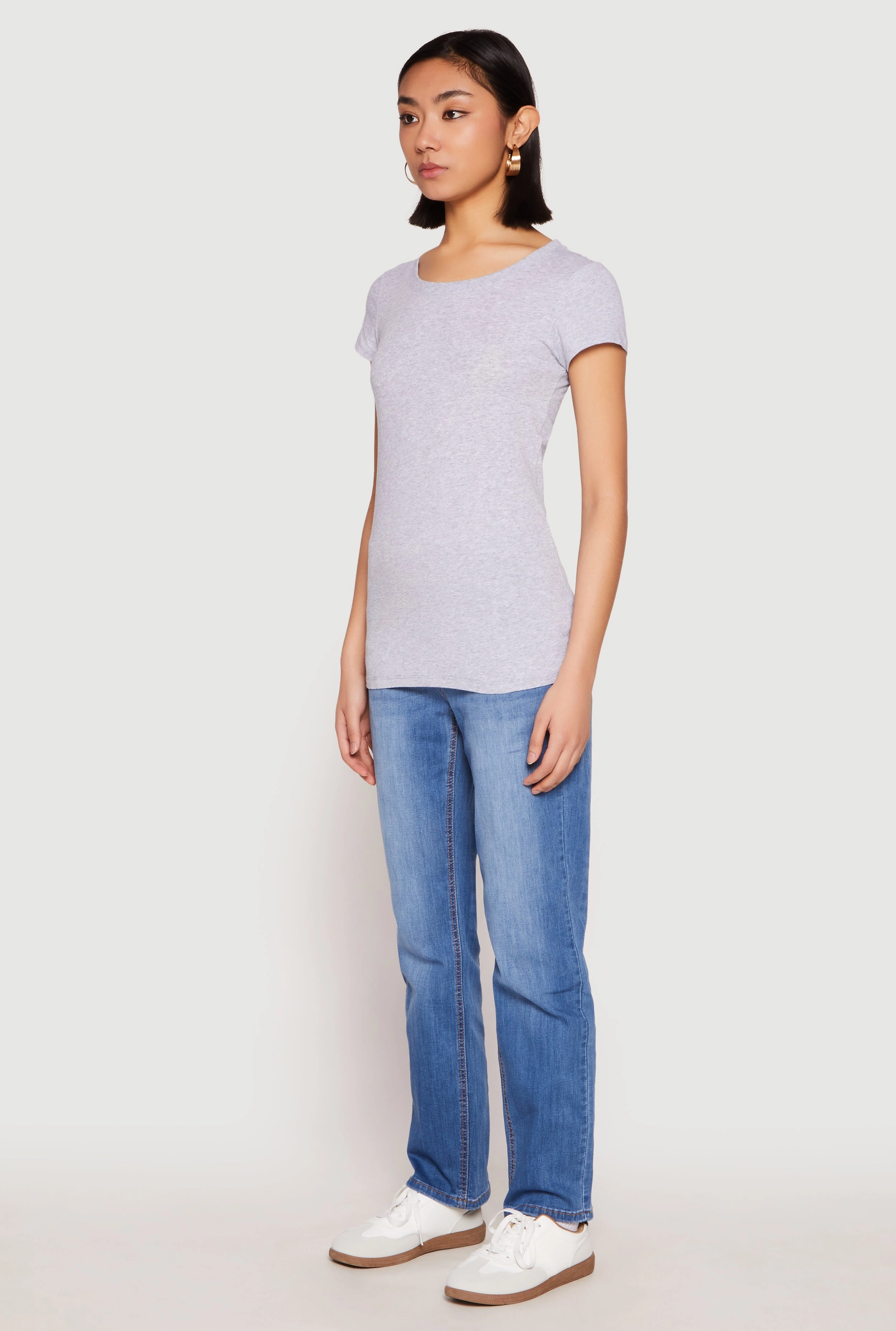 Basic Scoop Neck Tee
