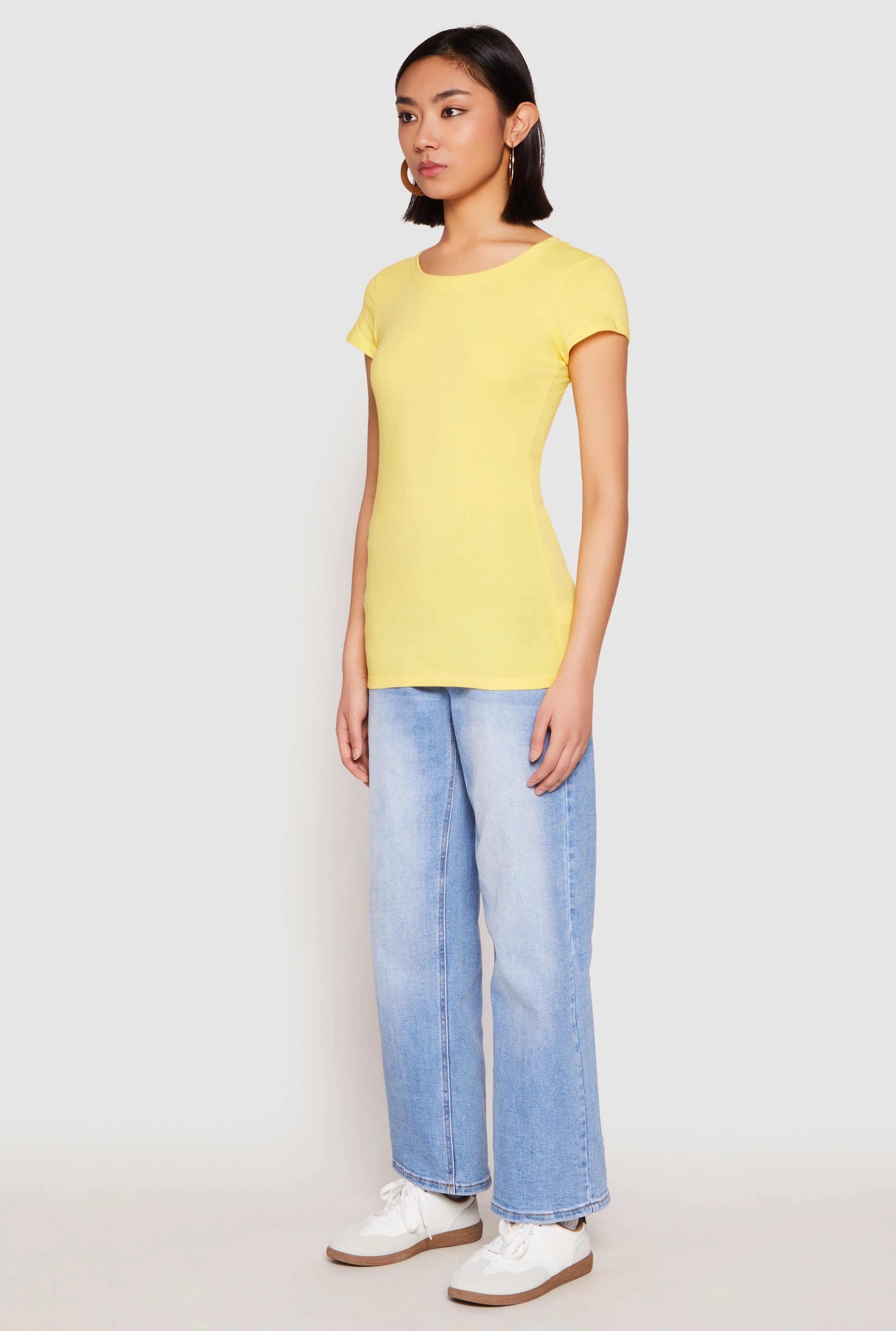 Basic Scoop Neck Tee