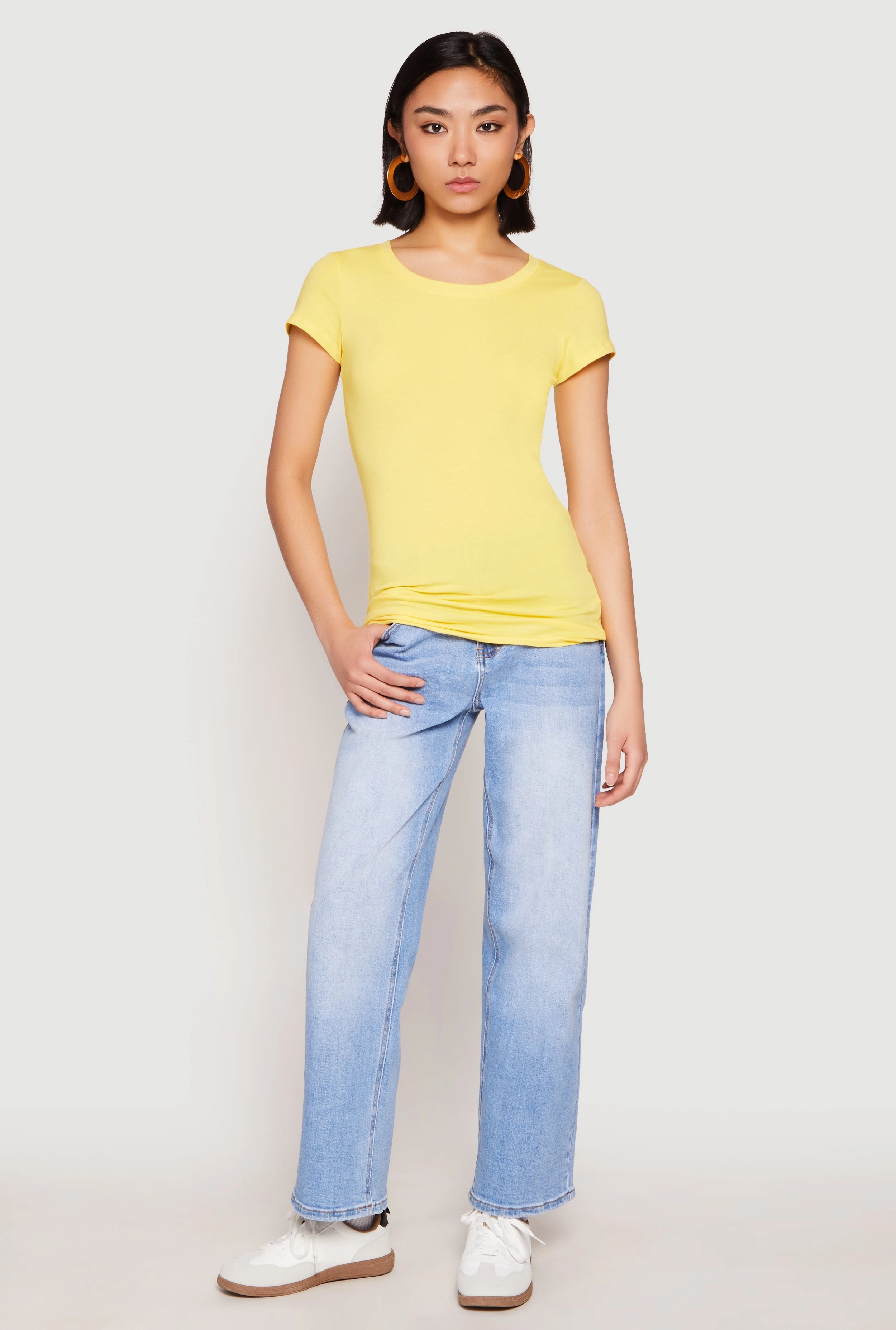 Basic Scoop Neck Tee