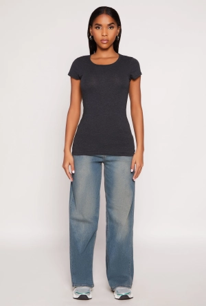 Basic Scoop Neck Tee