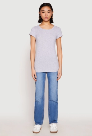 Basic Scoop Neck Tee