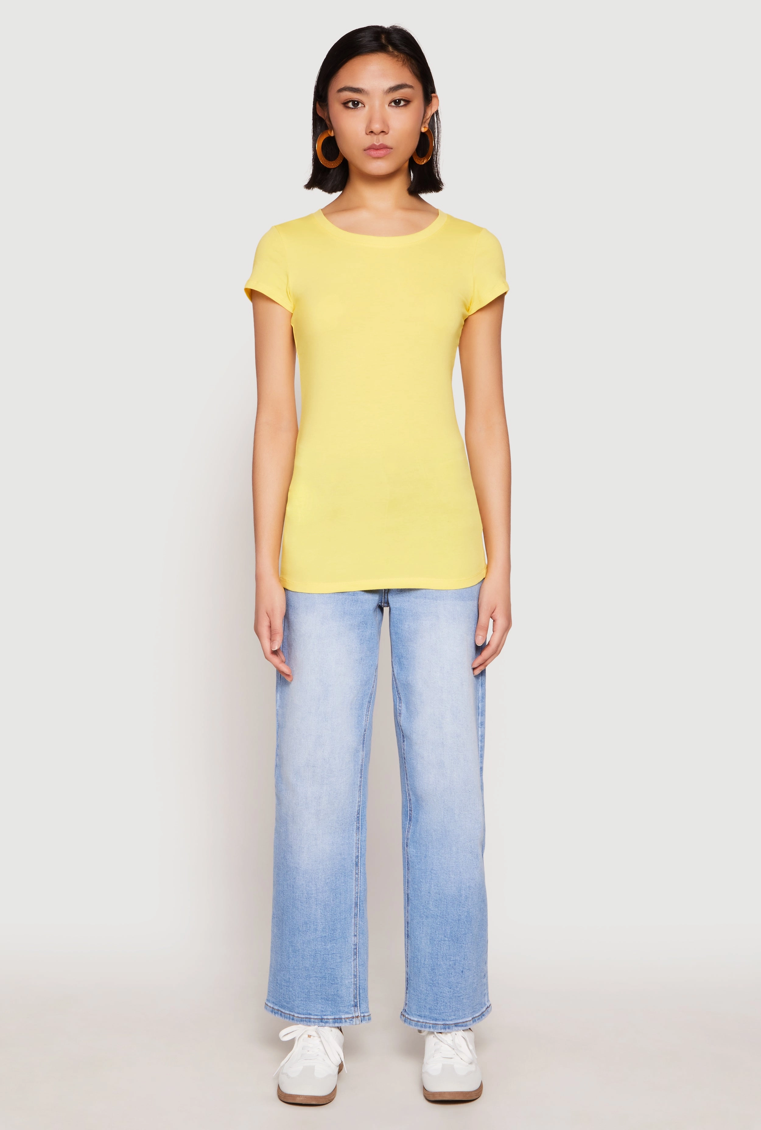 Basic Scoop Neck Tee