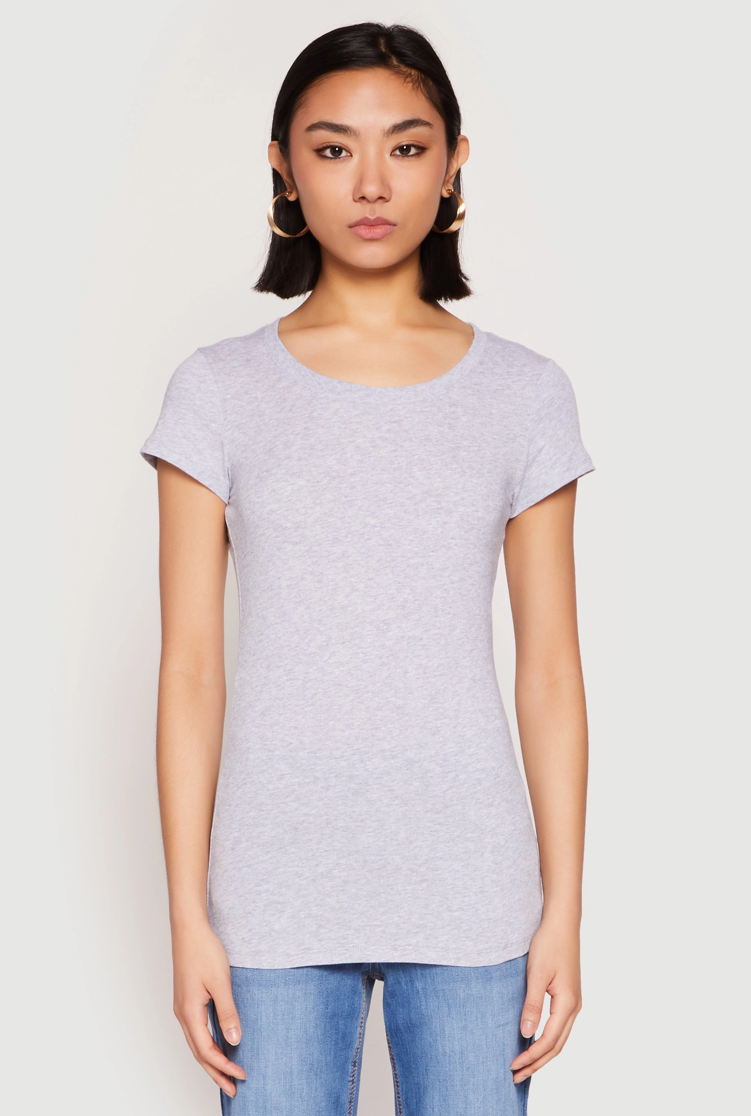 Basic Scoop Neck Tee