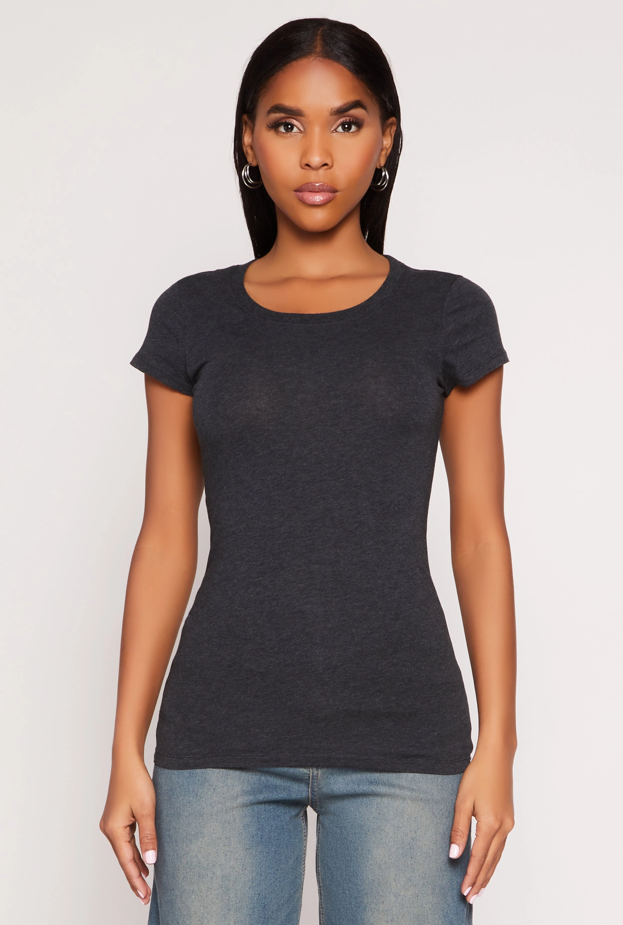 Basic Scoop Neck Tee