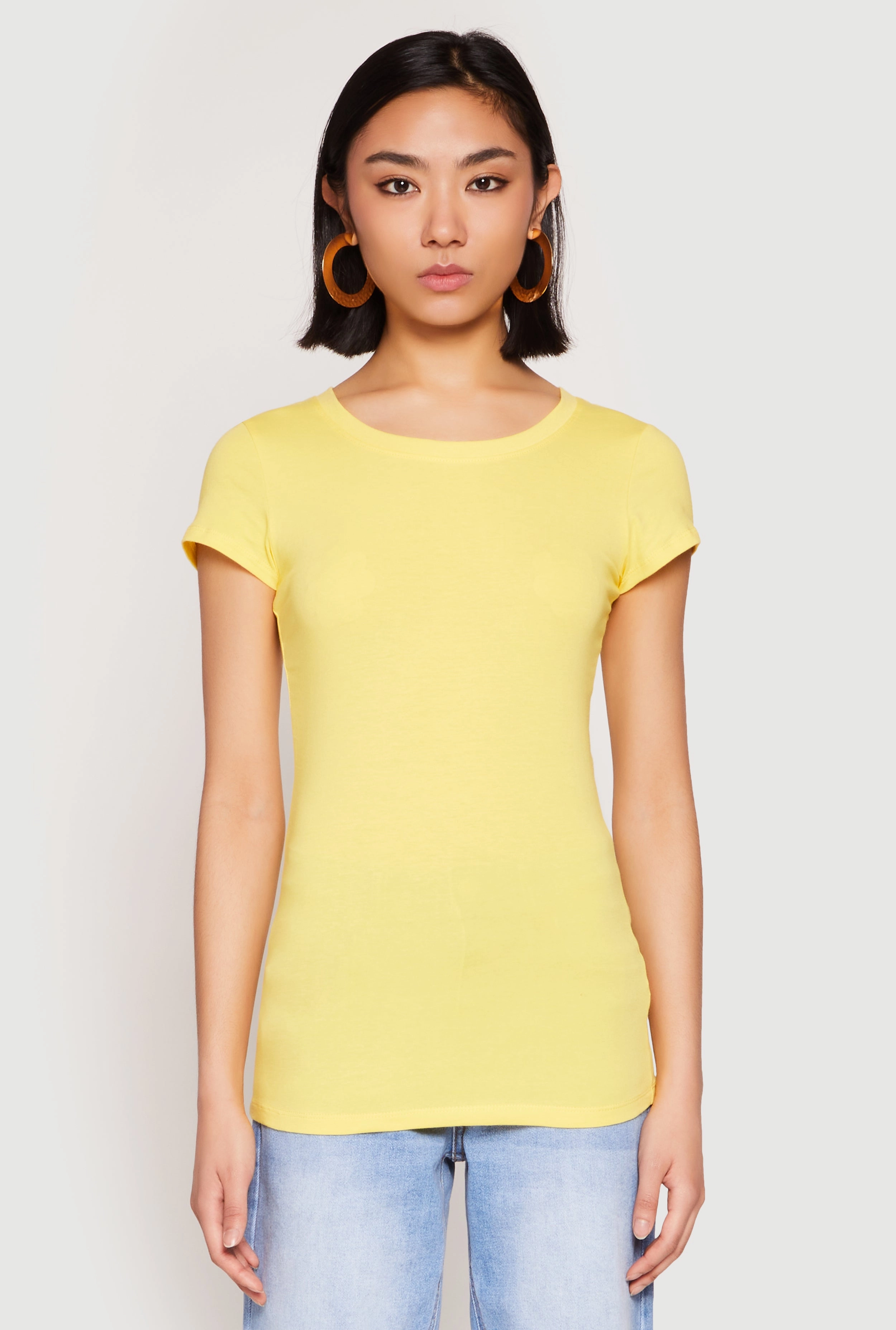 Basic Scoop Neck Tee