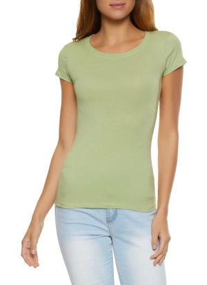Basic Scoop Neck Tee