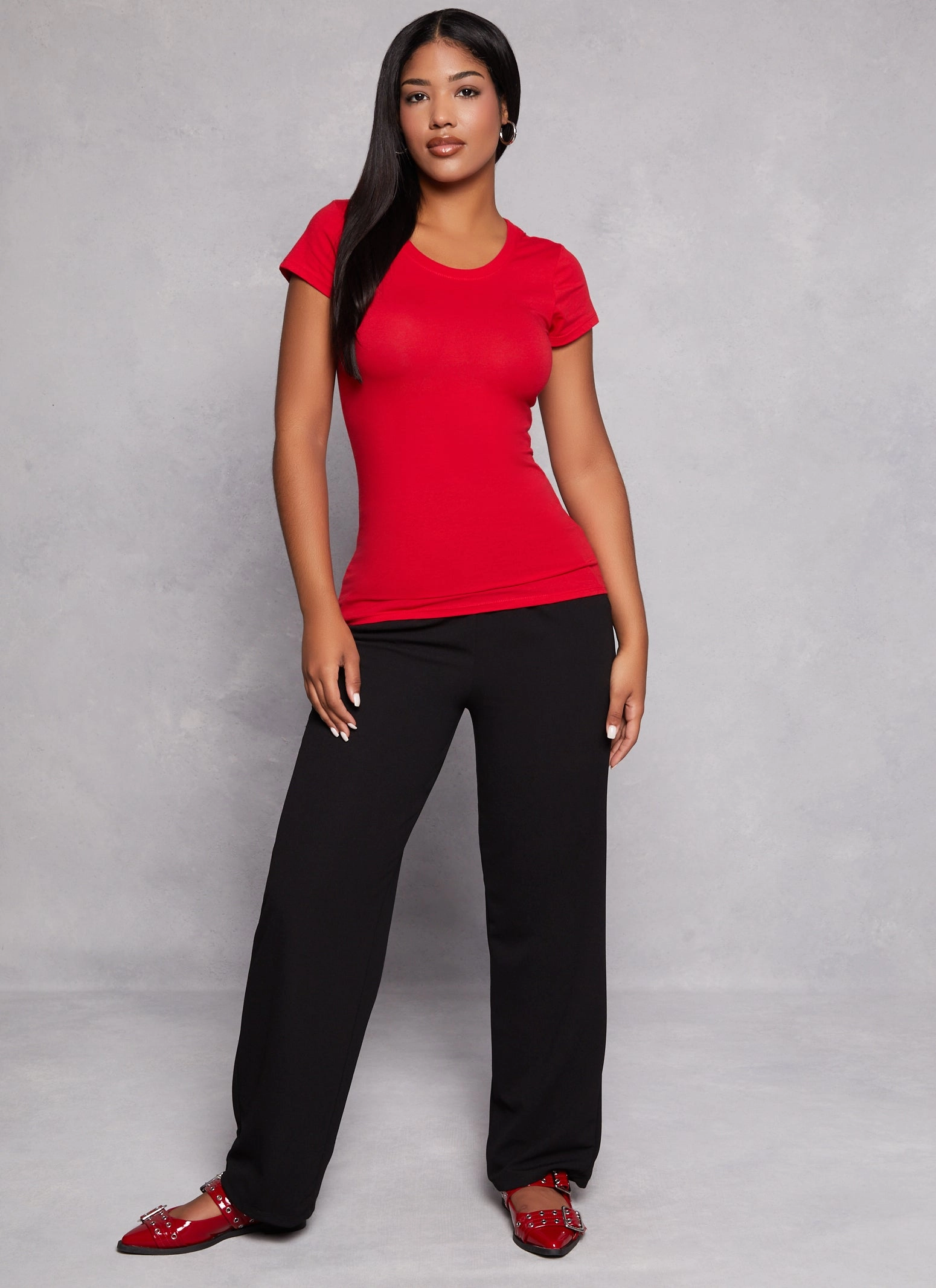 Basic Scoop Neck Tee
