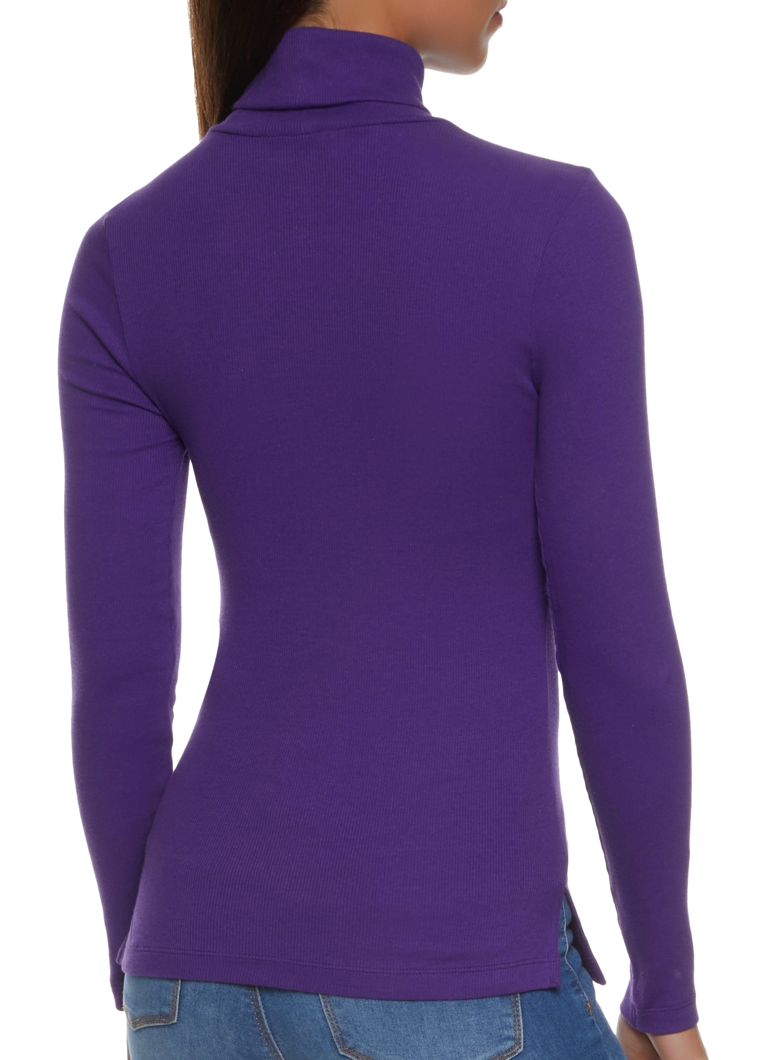Basic Turtleneck Long Sleeve Top