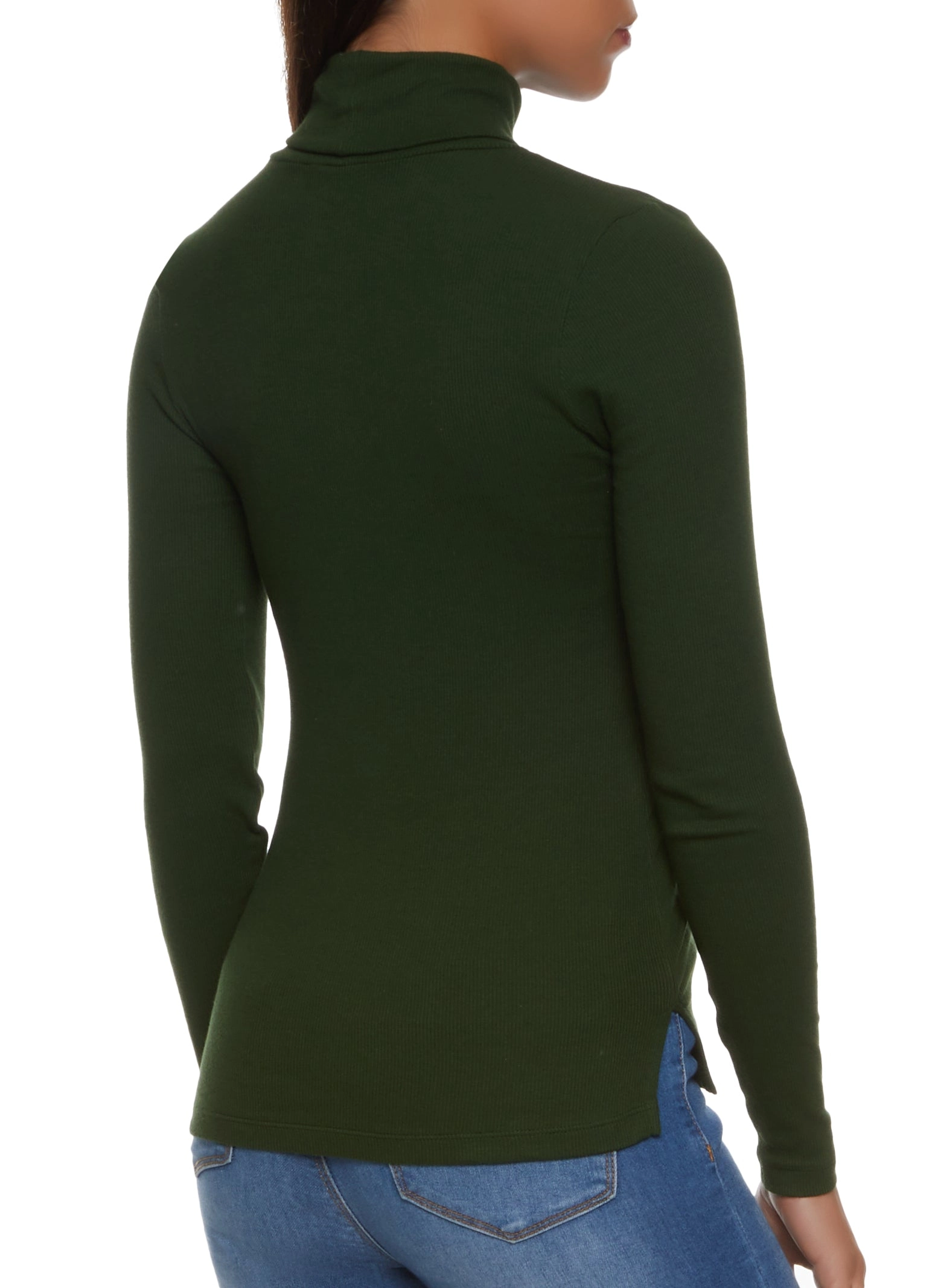 Basic Turtleneck Long Sleeve Top
