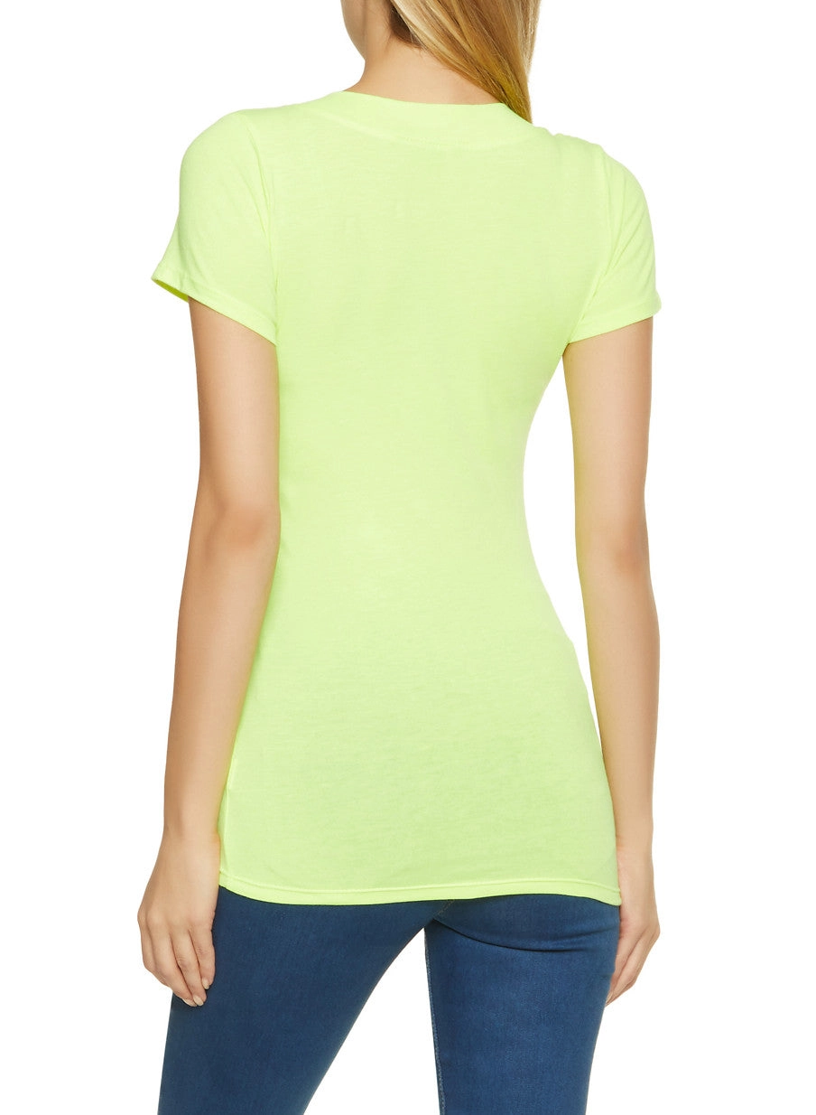 Basic V Neck Tee