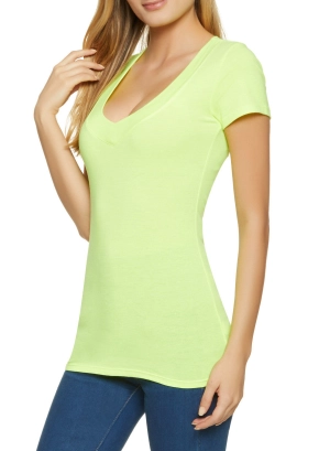 Basic V Neck Tee