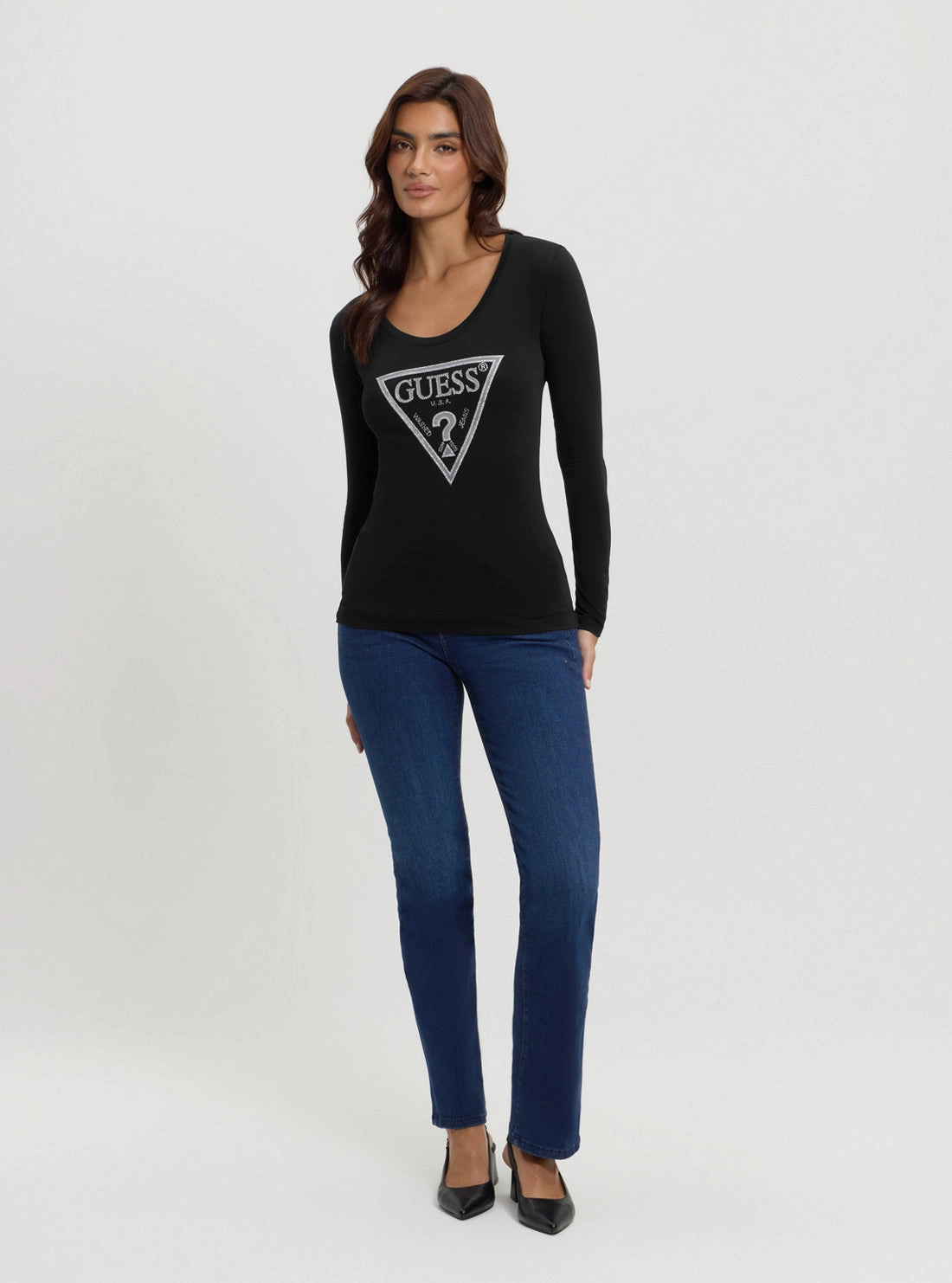 Black Logo Shiny Logo T-Shirt