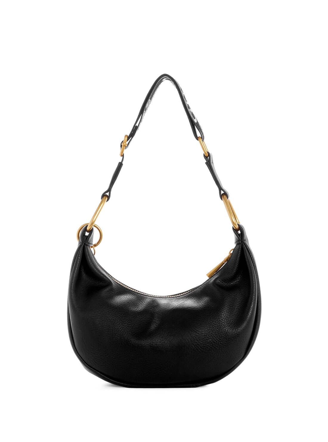 Black Natalya Mini Hobo Shoulder Bag