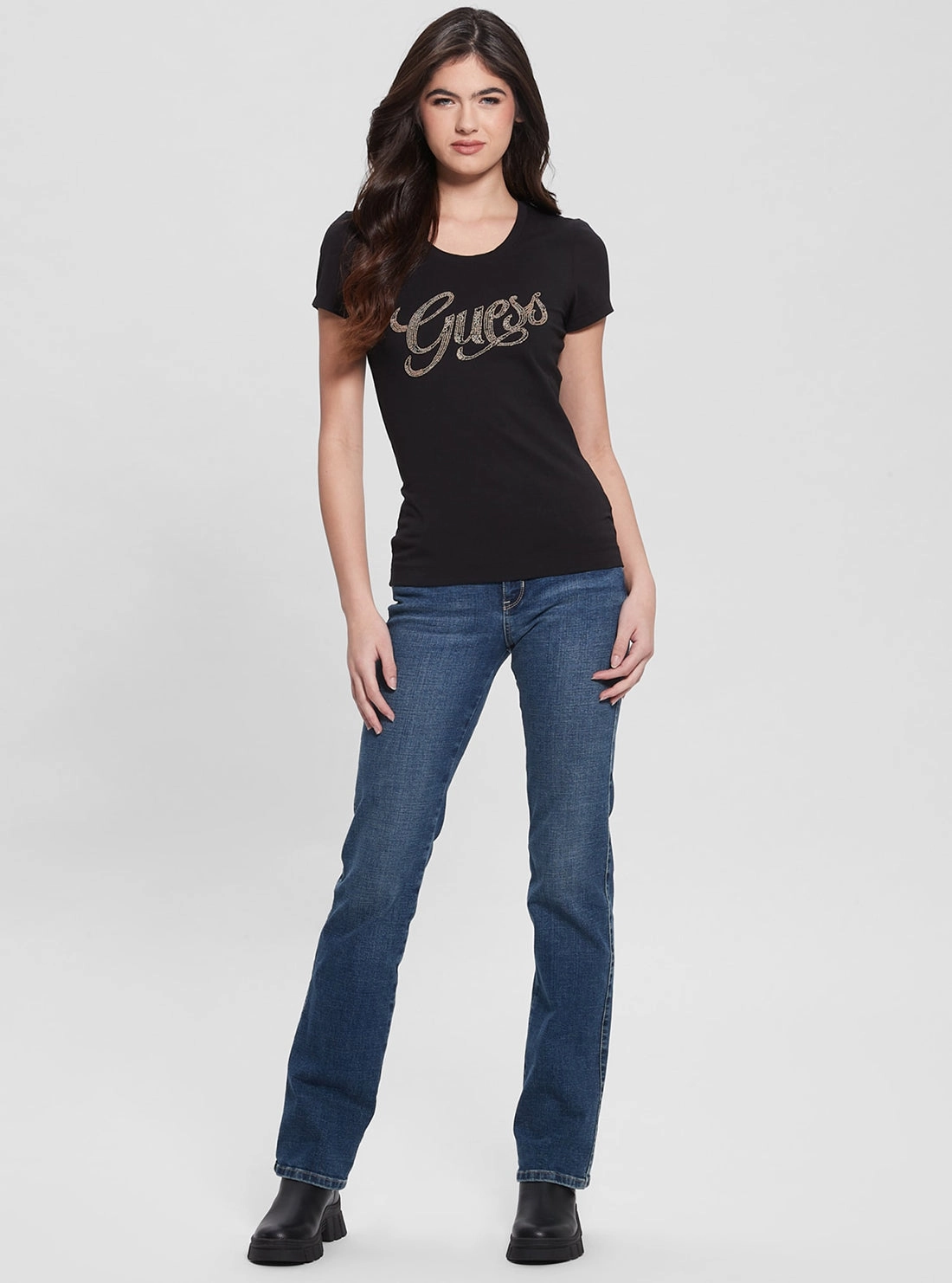 Black Script Logo T-Shirt