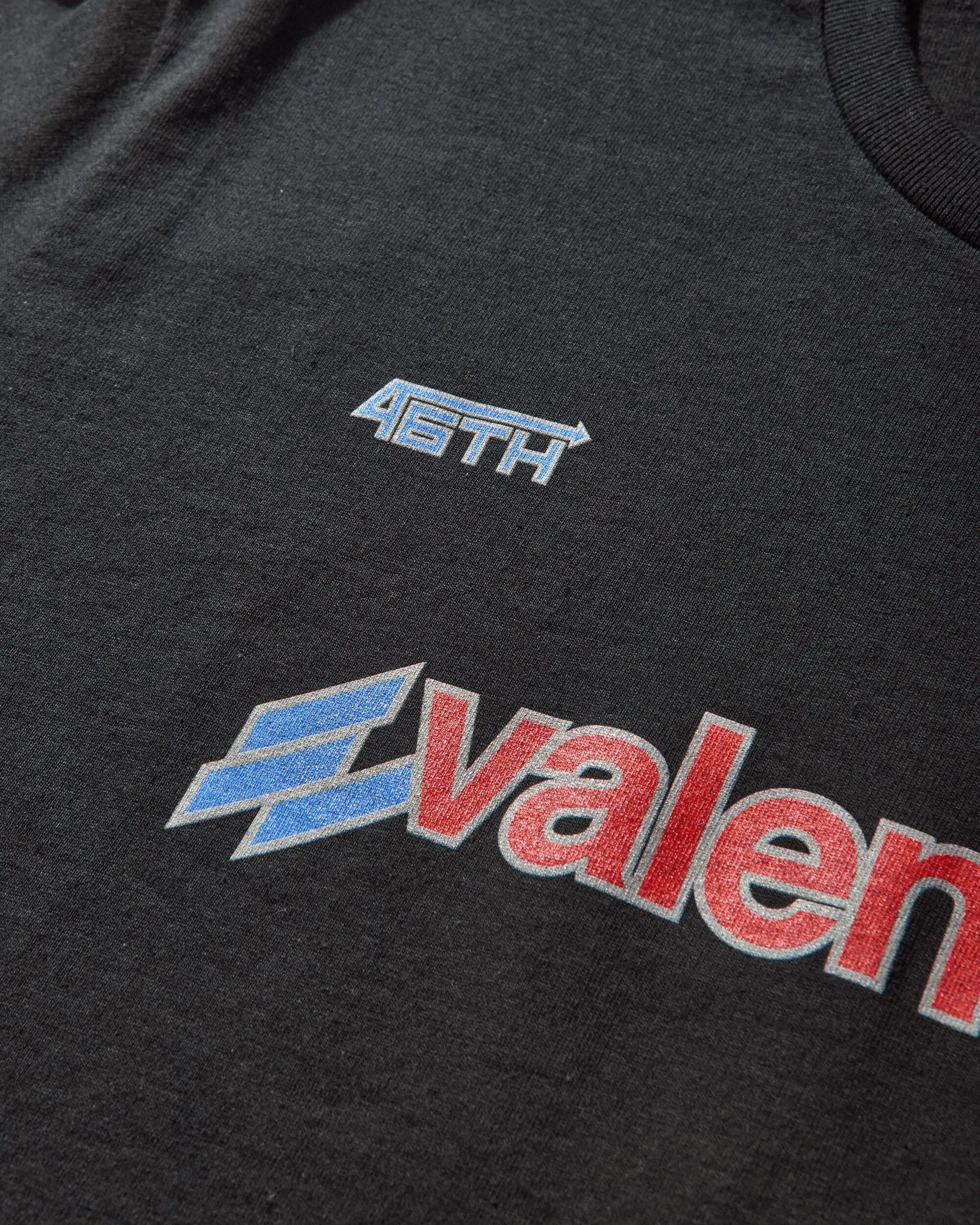 Bleu Mode 'Valentino 46' Tribute T-Shirt Black