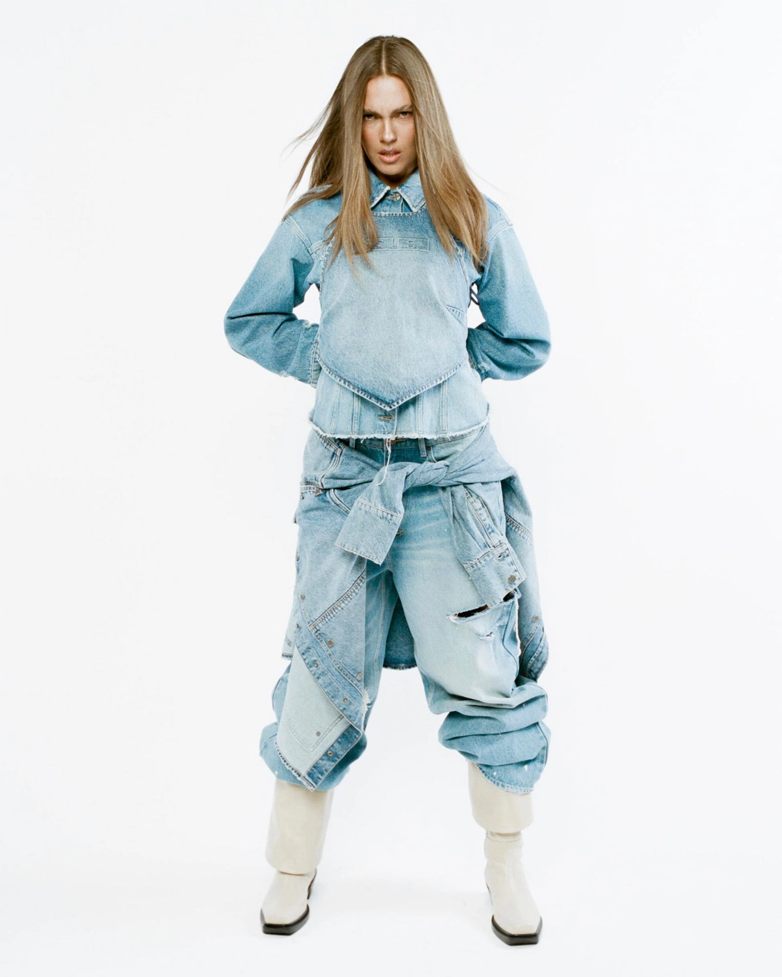 BOLT OVERSIZED LS SHIRT SWEPT