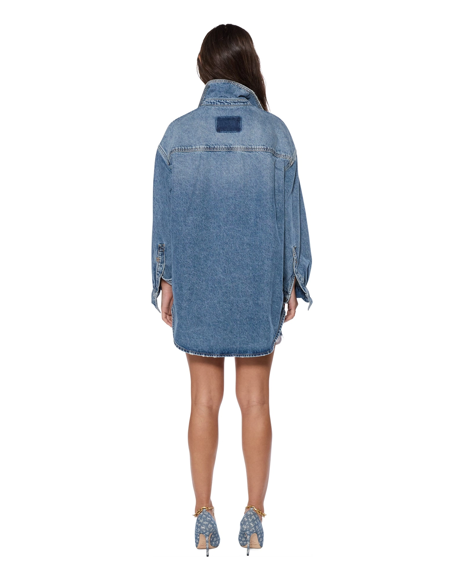 BOLT OVERSIZED LS SHIRT SWEPT