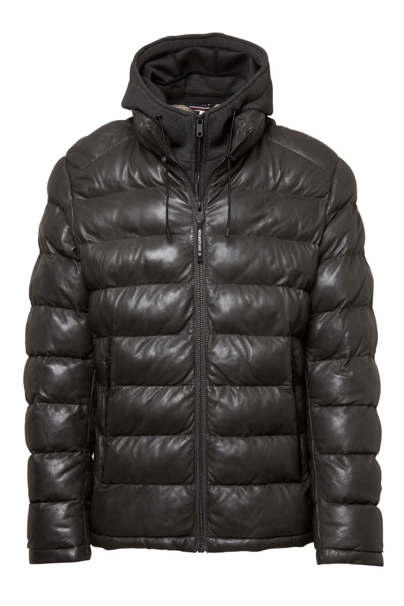 Callisto Leather Bomber Jacket