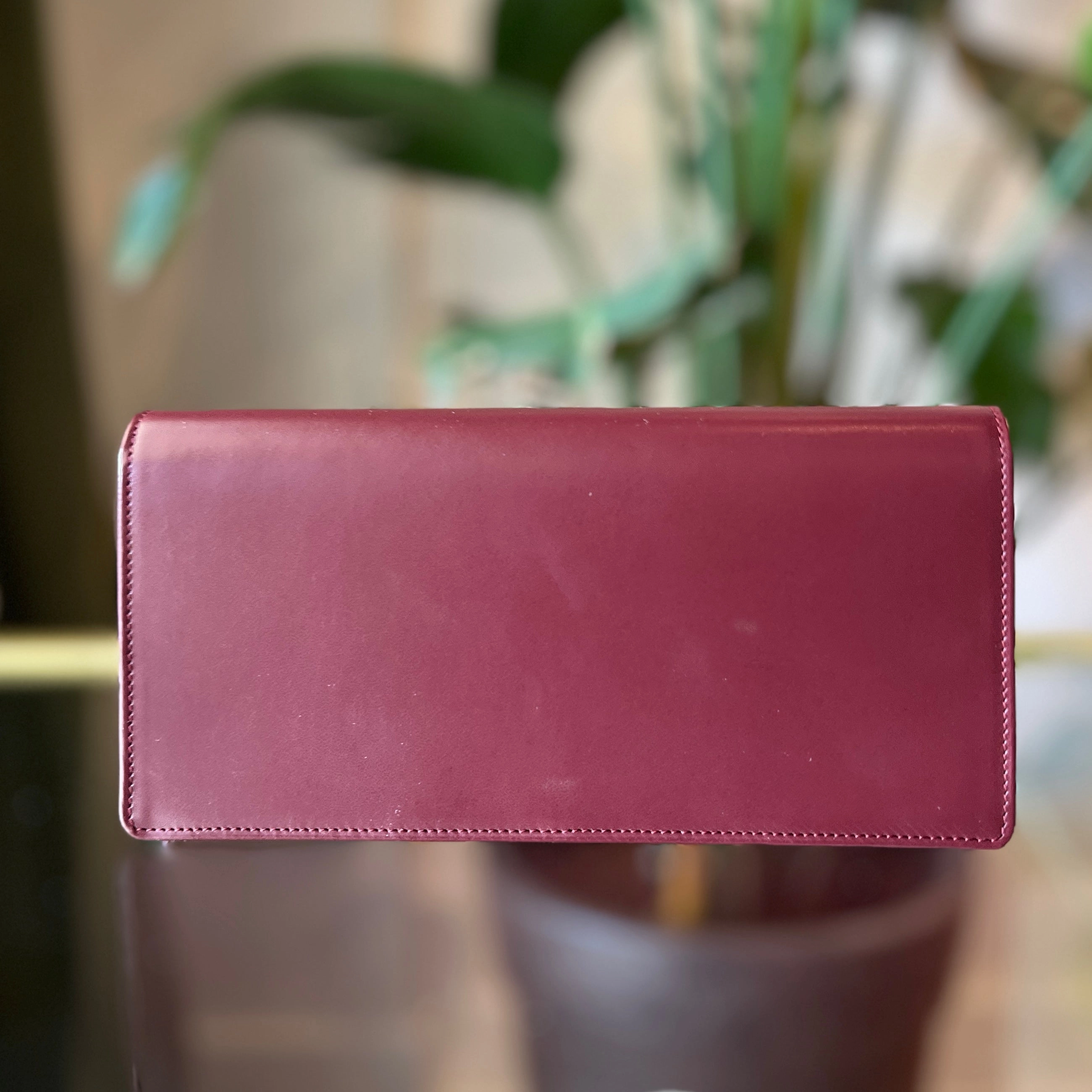 CARTIER Must de Cartier Continental Red Leather Long Wallet
