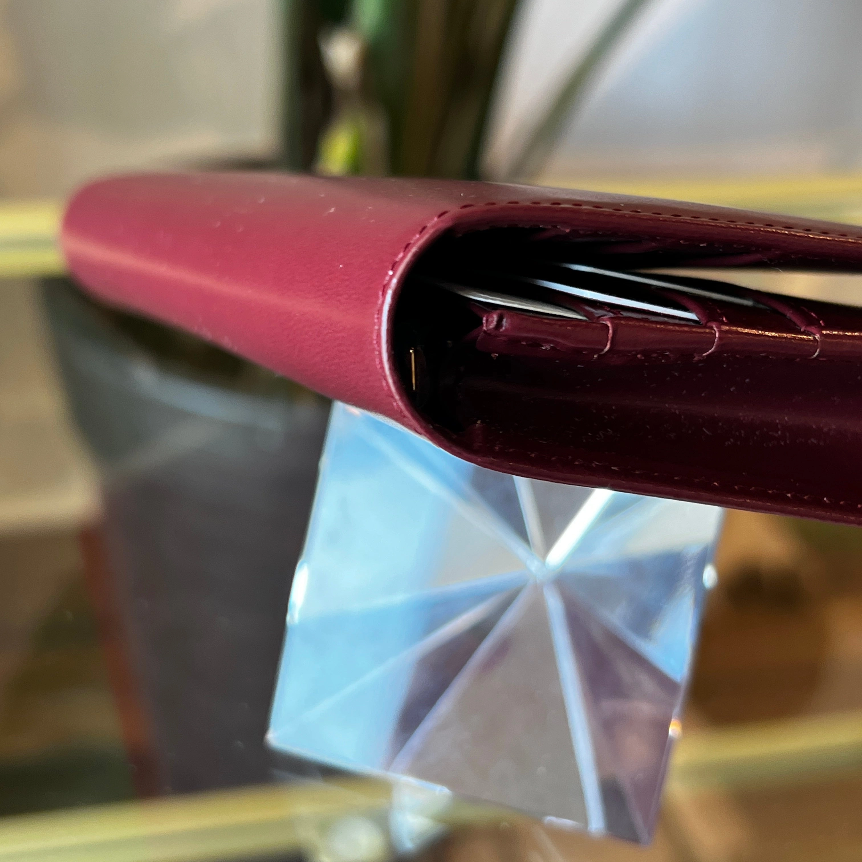 CARTIER Must de Cartier Continental Red Leather Long Wallet
